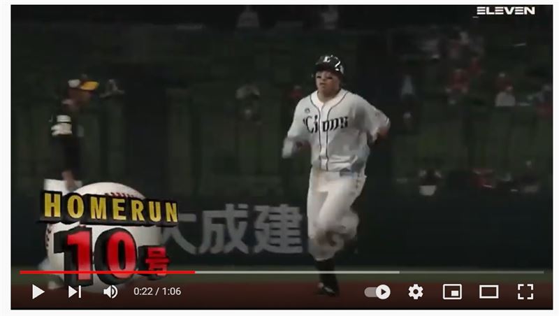 旅日台灣野手表現最佳　吳念庭10轟