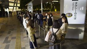 東京地震等待的人潮（圖／達至影像美聯社）