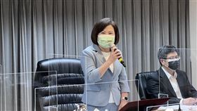 圖／記者谷庭攝,勞動部長許銘春,勞團抗議