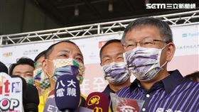 柯文哲，侯友宜（圖／記者劉懿萱攝影）