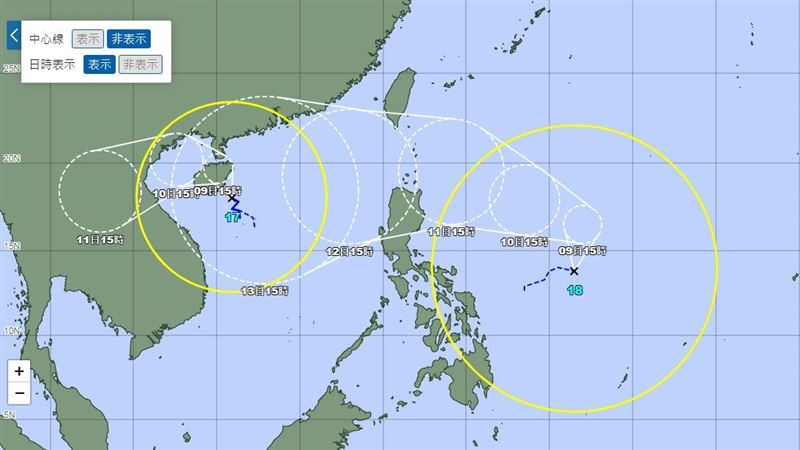 18號颱風「圓規」生成　最新路徑曝