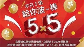 ▲煙波振興五倍券專案（圖／業者提供）