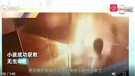 男童,電梯,撒尿,起火（圖／翻攝自《網易》）