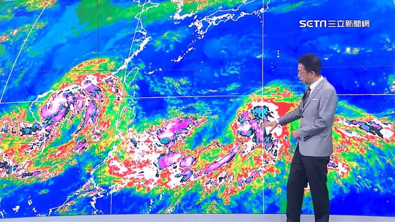 「圓規」恐引共伴效應　這區將迎雨彈