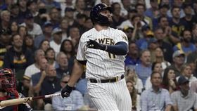 ▲特雷茲（Rowdy Tellez）炸裂2分砲。（圖／美聯社／達志影像）