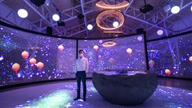 ▲光臨藝術節唯一室內沉浸式作品「風起夢境」，夢幻場景超級好拍。（圖／新竹市政府提供）