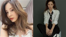 網友特別發文詢問裙子的品牌，發現竟只要800台幣。(圖／翻攝自seojuhyun_sIG)