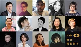 「第43屆優良電影劇本」全體評審。第一行左起：何昕明、李耀華、陳璽文、傅天余、陳慧。第二行左起：王禮霖、陳栢青、陳慧翎、劉宛玲、瞿友寧。第三行左起：侯季然、張雅婷、陳雪甄、盧維君。[38240]。（圖／金馬執委會提供）