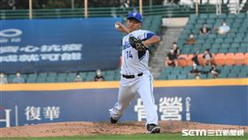 富邦先發投手楊彬。（圖／記者王怡翔攝影）