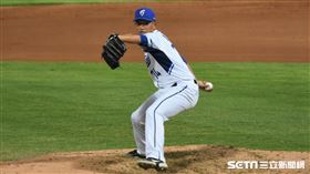 富邦先發投手楊彬。（圖／記者王怡翔攝影）