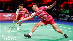 ▲李洋／王齊麟搶下第2點男雙。（圖／Badminton photo提供）
