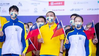 新北國慶升旗迎聖火　侯友宜說這願望