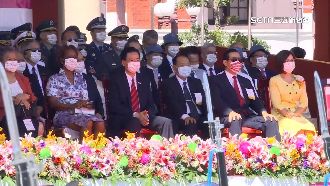 馬、吳釗燮觀禮零互動　柯疑閉眼打盹