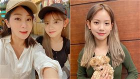 王彩樺曬女兒露蠻腰的美照。（圖／翻攝自王彩樺IG)