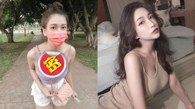 口罩擋不住仙氣！細肩帶女神辣曬雙球