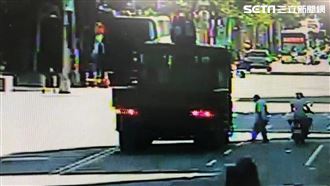 八旬翁違規過馬路　慘遭大貨車輾雙腿