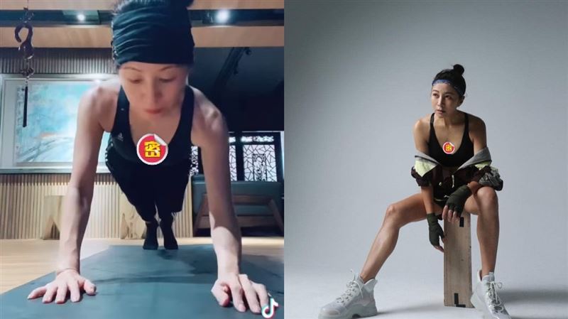 56歲女星穿背心運動　洩0贅肉身材