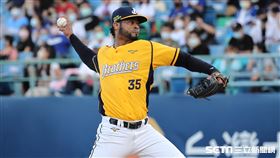 ▲中信兄弟先發投手羅傑斯。（圖／記者劉彥池攝影）