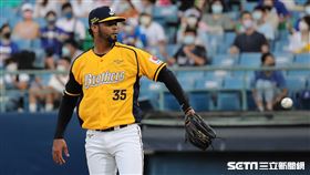▲中信兄弟先發投手羅傑斯。（圖／記者劉彥池攝影）