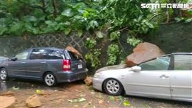 台北市,內湖,土石滑落,轎車,颱風