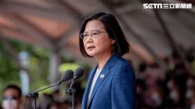 蔡英文出席「中華民國中樞暨各界慶祝110年國慶大會」（圖／總統府提供）