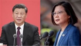 蔡英文，習近平（組合圖）