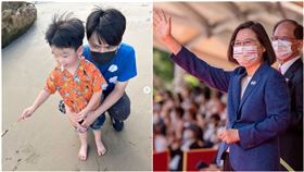 蔡阿嘎,蔡桃貴,蔡英文（圖／翻攝自蔡阿嘎、蔡英文ＩＧ