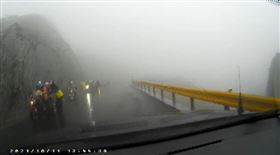 颱風,圓規,中央氣象局,中橫公路,克難關,合歡派出所,警察,合歡山(翻攝畫面