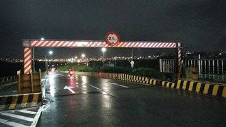 圓規來襲！新北21時關閉部分堤外道