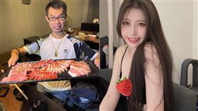 鄧佳華今（12日）果真截圖Yumi.k留言表示：「我可以跟你安全之吻嗎？」，讓網友超傻眼。（圖／翻攝自鄧佳華臉書）