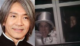 周星馳，龍炳基。(圖／微博)