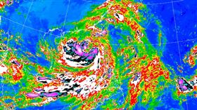 圓規颱風衛星雲圖（圖／中央氣象局）