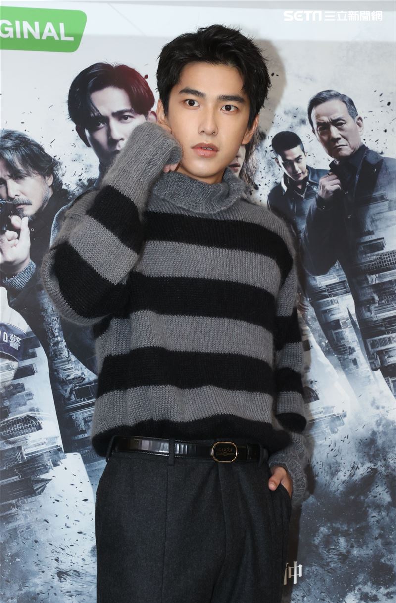 曾敬驊出席「逆局」第二章「微光將近」。（記者邱榮吉/攝影）