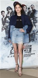 張榕容出席「逆局」第二章「微光將近」。（記者邱榮吉/攝影）