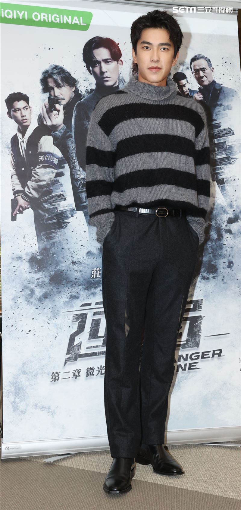 曾敬驊出席「逆局」第二章「微光將近」。（記者邱榮吉/攝影）