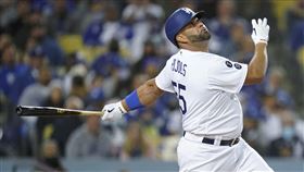 ▲普侯斯（Albert Pujols）41歲又268天在季後賽敲雙安，寫下最年長紀錄。（圖／美聯社／達志影像）