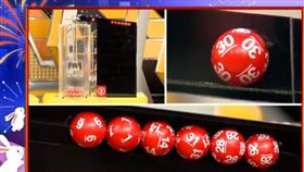 ▲大樂透本期獎號。（圖／翻攝自台彩開獎直播）