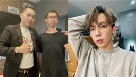 鄧佳華正式成為連千毅旗下海皇水產包裝部員工。（圖／記者楊忠翰攝影、翻攝自酷炫ＩＧ)