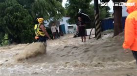 花蓮,大雨,土石流,消防,脫困,玉里