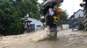 花蓮,大雨,土石流,消防,脫困,玉里