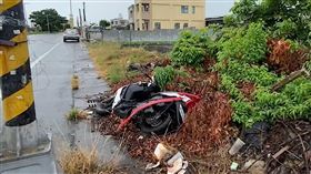 明道大學史瓦帝籍男大生　騎車自撞亡（圖／翻攝畫面）