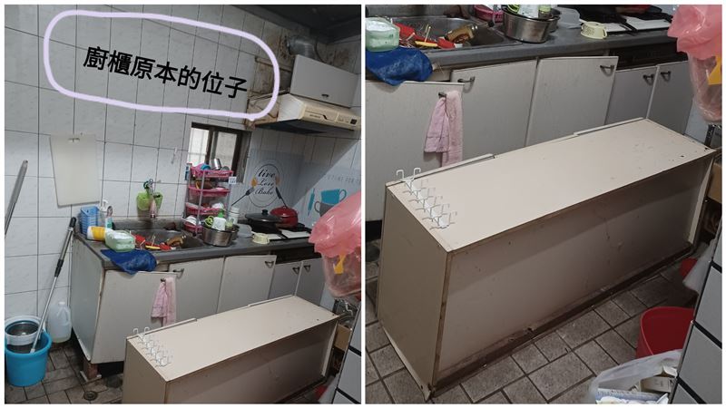 櫥櫃無預警砸落！她洗碗1習慣躲死劫