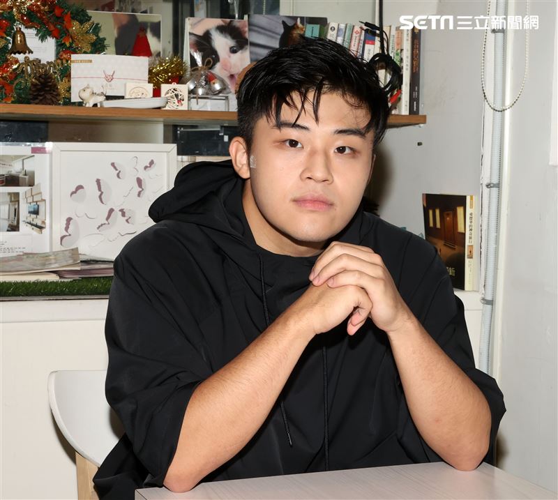 劉昊三立新聞網專訪。（記者邱榮吉/攝影）