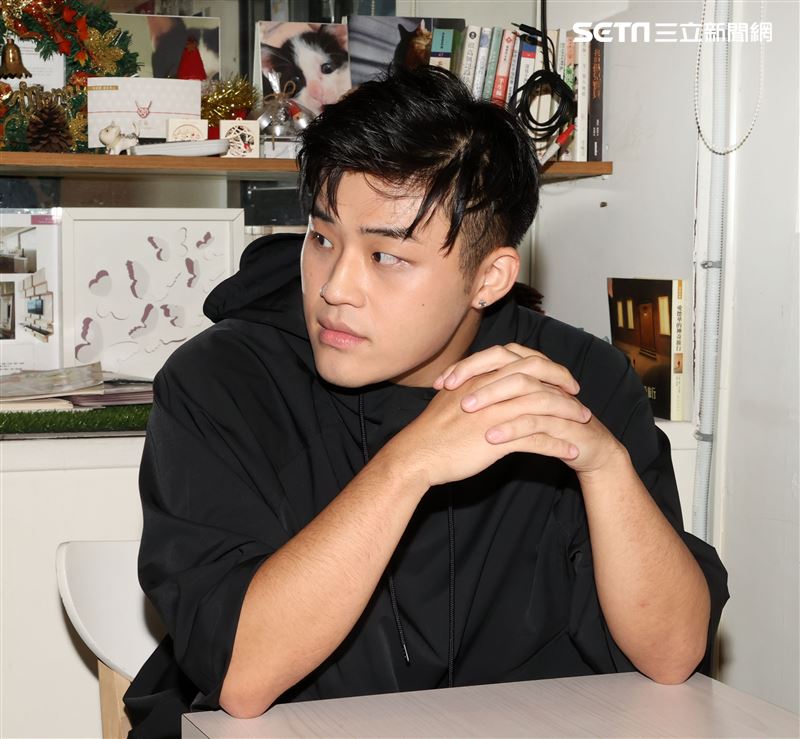 劉昊三立新聞網專訪。（記者邱榮吉/攝影）