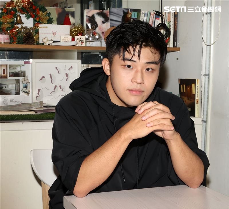 劉昊三立新聞網專訪。（記者邱榮吉/攝影）