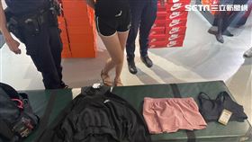 百貨公司,熱褲妹,竊盜,永和,翻攝畫面