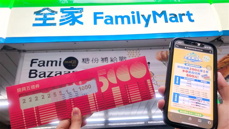 超商五倍券加碼　這樣爽拿8百購物金