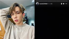 酷炫凌晨突曬全黑圖，讓網友相當擔心。（圖／翻攝自酷炫IG）