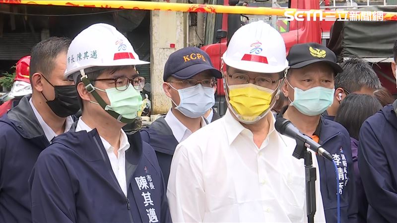 城中城百人受困　陳其邁：不排除人為