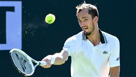 ▲梅迪維夫（Daniil Medvedev）印地安泉網球賽男單第4輪爆冷出局。（圖／路透社／達志影像）